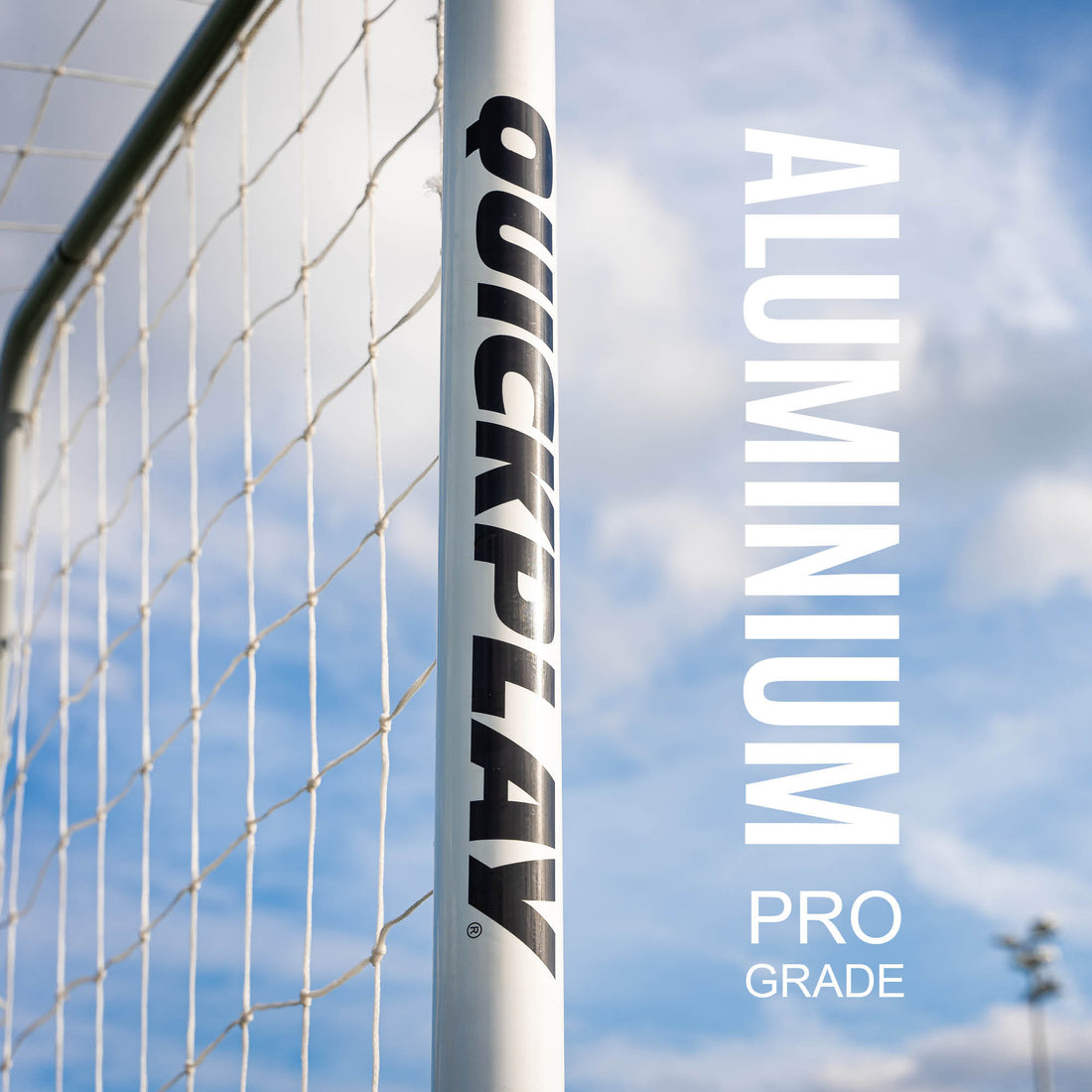 Pro Alu Match Soccer Goal 18.5x6.5' - QUICKPLAY - Aluminum Goals Astroturf Folding Goals indoor instructions Pro ship70 Soccer Soccer Coach Soccer Teams