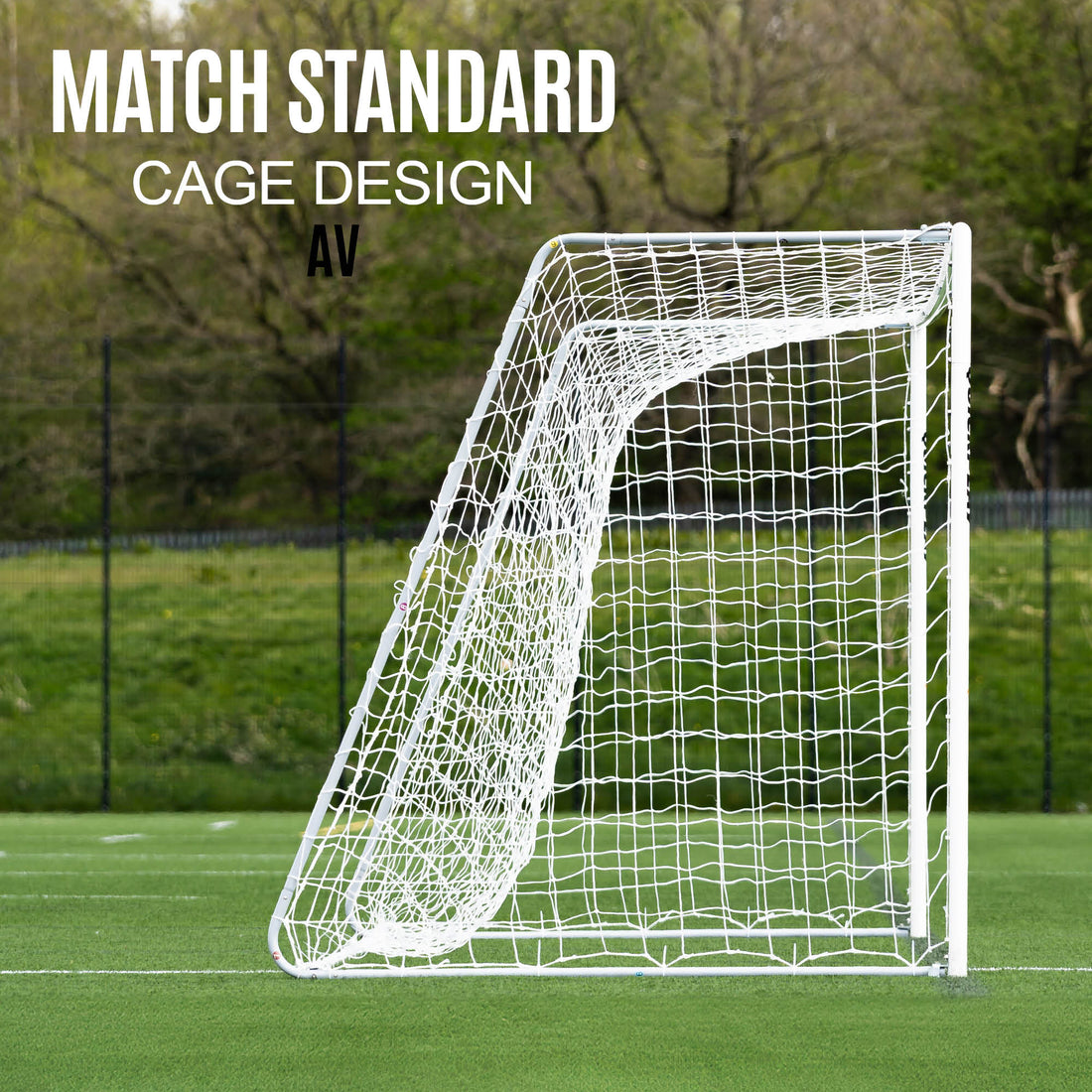 Pro Alu Match Soccer Goal 18.5x6.5' - QUICKPLAY - Aluminum Goals Astroturf Folding Goals indoor instructions Pro ship70 Soccer Soccer Coach Soccer Teams