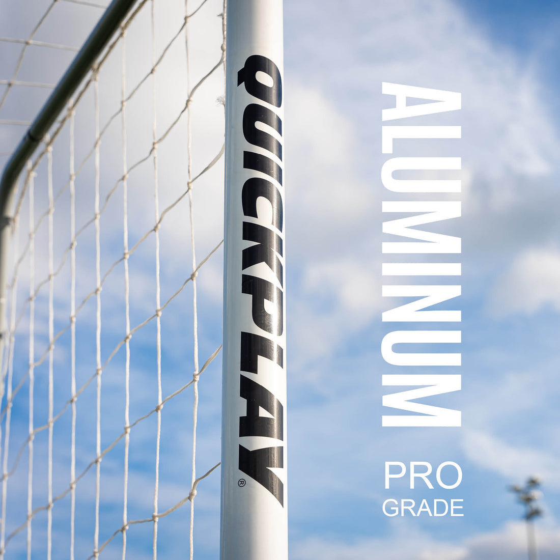 Pro Alu Match Soccer Goal 21x7' - QUICKPLAY - Aluminum Goals Astroturf Folding Goals indoor instructions Pro ship100 Soccer Soccer Coach Soccer Teams