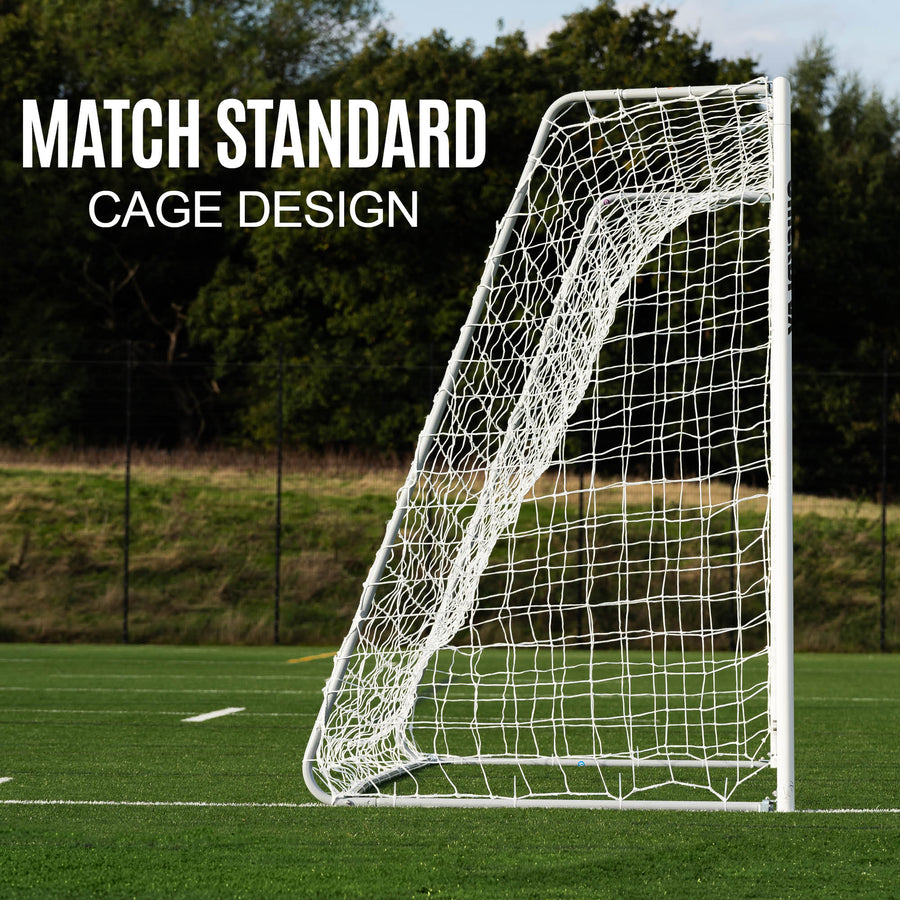 PRO ALU Match Futsal Goal 9.8x6.5' QUICKPLAY