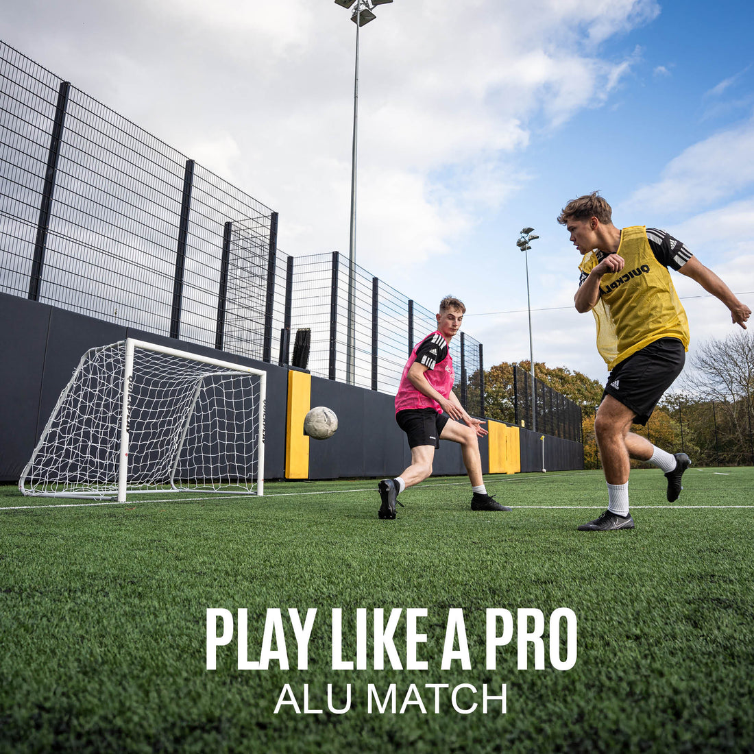 PRO ALU Match Soccer Goal 6x4' - QUICKPLAY - Aluminum Goals Astroturf Folding Goals indoor instructions Pro ship60 Soccer Soccer Coach Soccer Teams