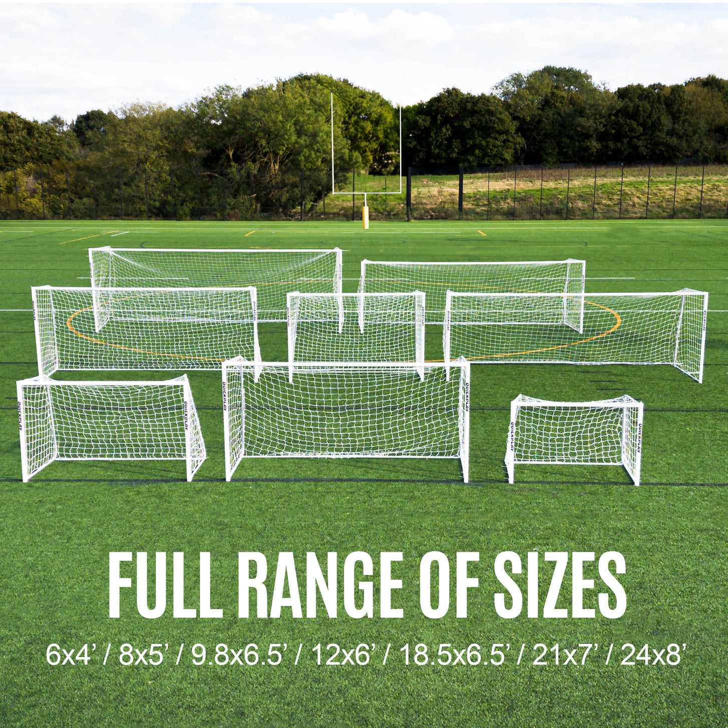 PRO ALU Match Soccer Goal 6x4' QUICKPLAY