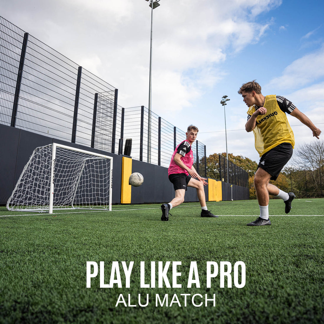 PRO ALU Match Soccer Goal 8x5' - QUICKPLAY - Aluminum Goals Astroturf Folding Goals indoor instructions Pro ship60 Soccer Soccer Coach Soccer Teams