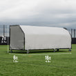 PRO ALU Club Shelter 16x6' - QUICKPLAY - Astroturf low-stock Pro Seating Shelter ship150 Soccer Soccer Coach Soccer Teams Soccer Training