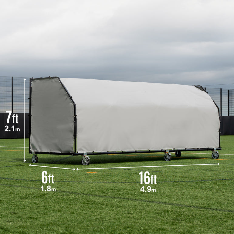 PRO ALU Club Shelter 16x6' QUICKPLAY