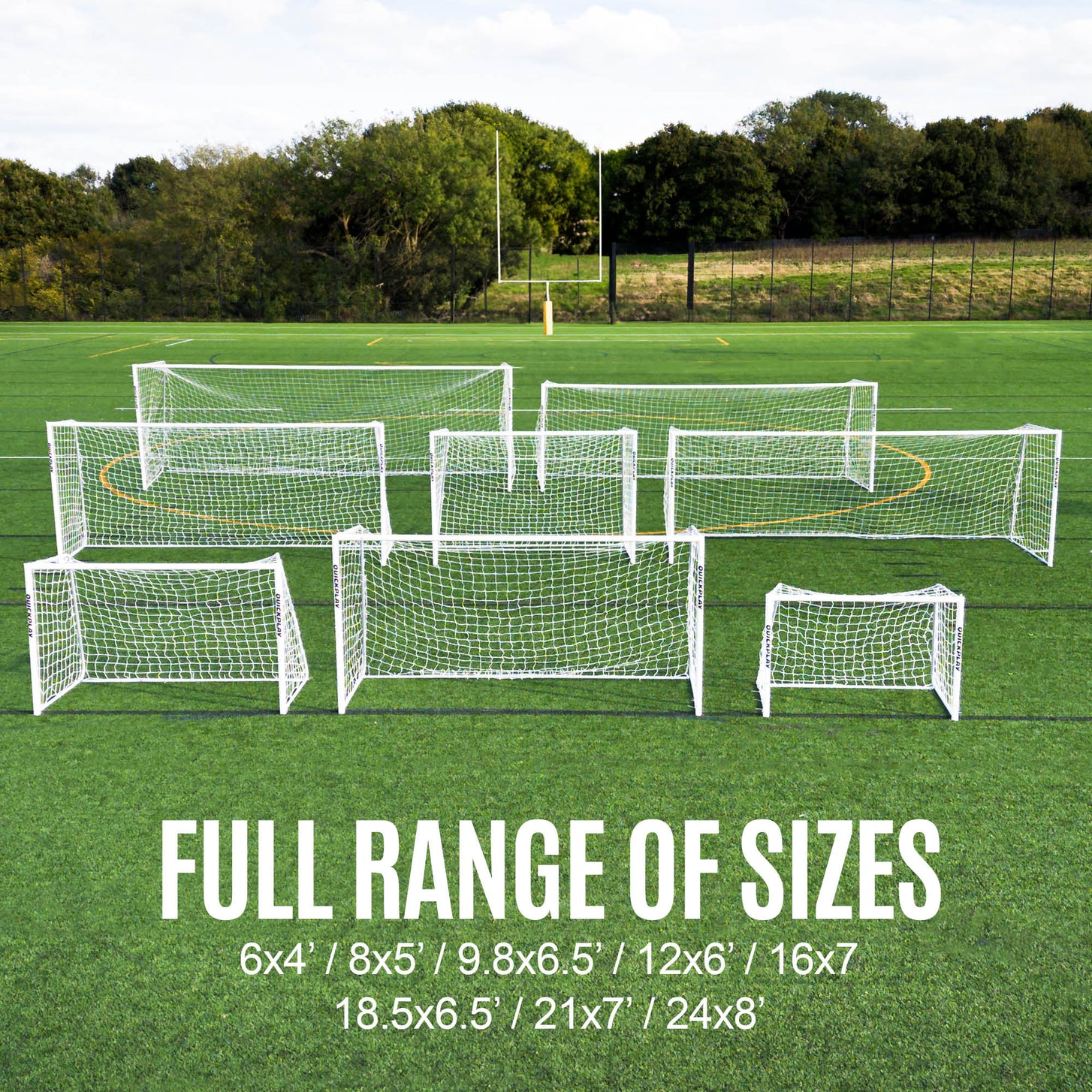 PRO ALU Match60 Soccer Goal 18.5x6.5'