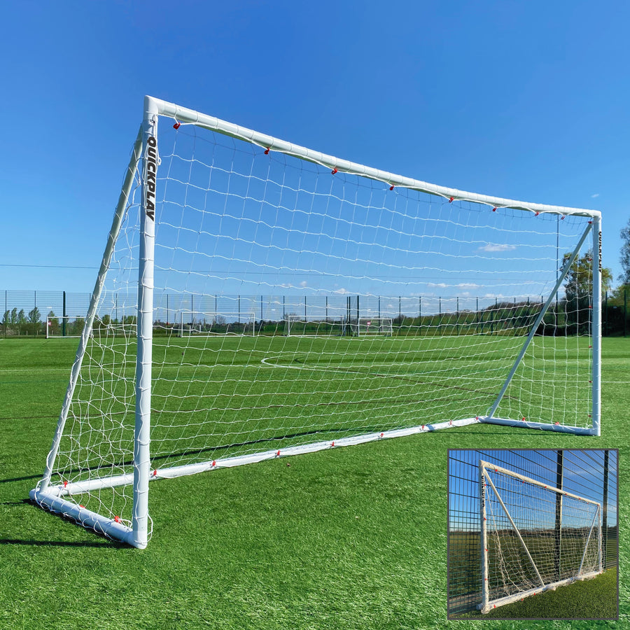 Q-FOLD Folding Soccer Goal 16x7' QUICKPLAY