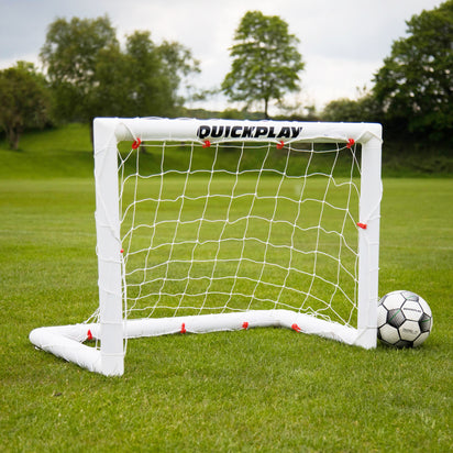 Q-FOLD Mini Soccer Goal 3x2.5' - QUICKPLAY - Astroturf Backyard backyard goal Folding Goals instructions pvc ship10 Soccer