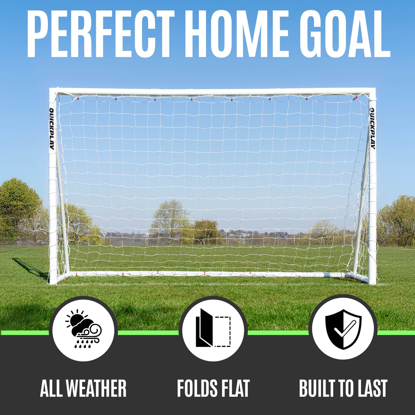 Q-FOLD Folding Soccer Goal 10x6'
