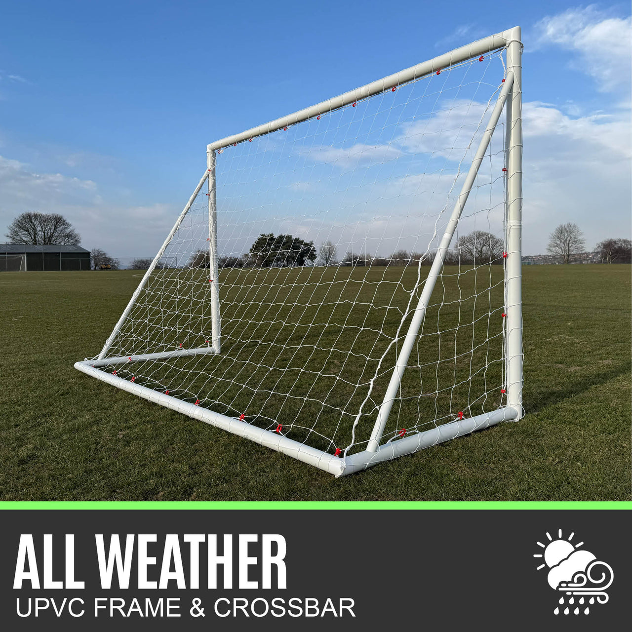 Q-FOLD Folding Futsal Goal 9.8x6.5'