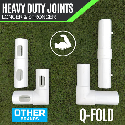 Q-FOLD Match Folding Soccer Goal 6x4' | QUICKPLAY