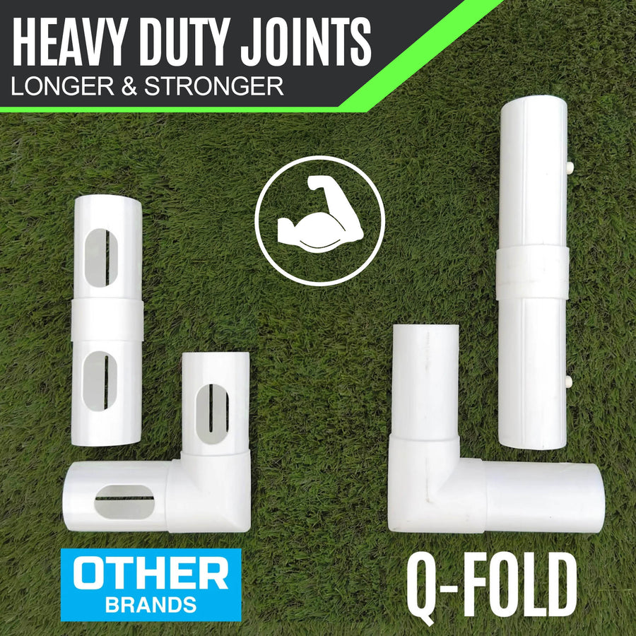 Q-FOLD Match Folding Futsal Goal 9.8x6.5'
