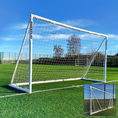 Q-FOLD Folding Futsal Goal 9.8x6.5' - QUICKPLAY - Astroturf Backyard backyard goal Folding Goals instructions low-stock pvc ship25 Soccer