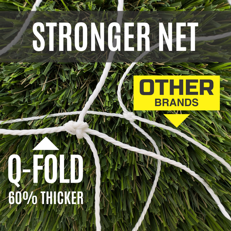 Q-FOLD Folding Soccer Goal 12x6' QUICKPLAY