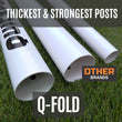 Q-FOLD Match Folding Soccer Goal 6x4' - QUICKPLAY - Astroturf Backyard backyard goal Folding Goals indoor instructions low-stock Pro pvc ship20 smallgoal Soccer Soccer Coach Soccer Teams