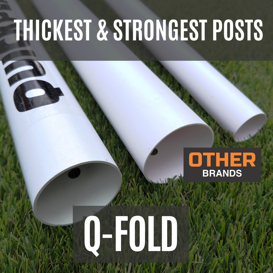 Q-FOLD Match Folding Soccer Goal 6x4' QUICKPLAY