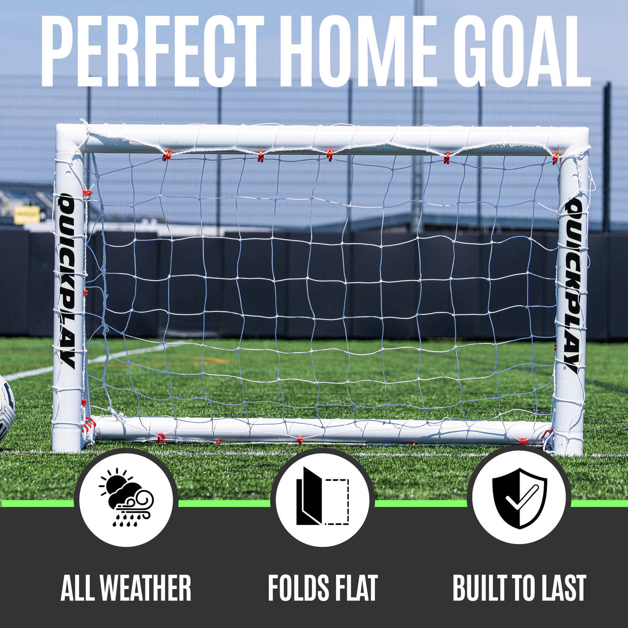 Q-FOLD Folding Soccer Goal 4x2.5'