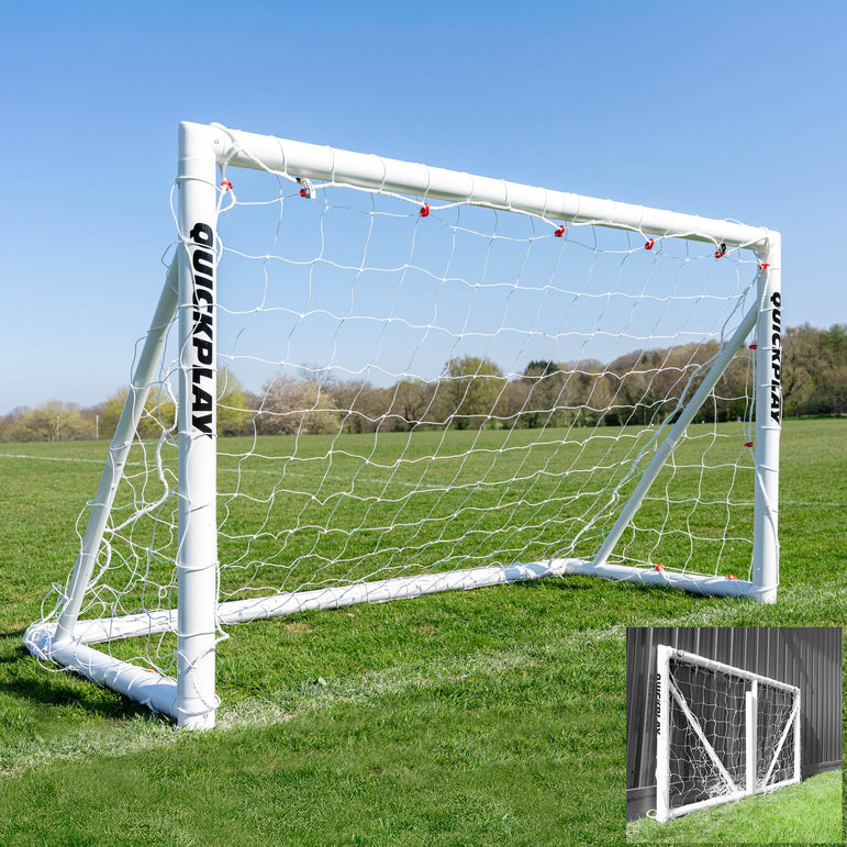 Q-FOLD Folding Soccer Goal 6x4' QUICKPLAY