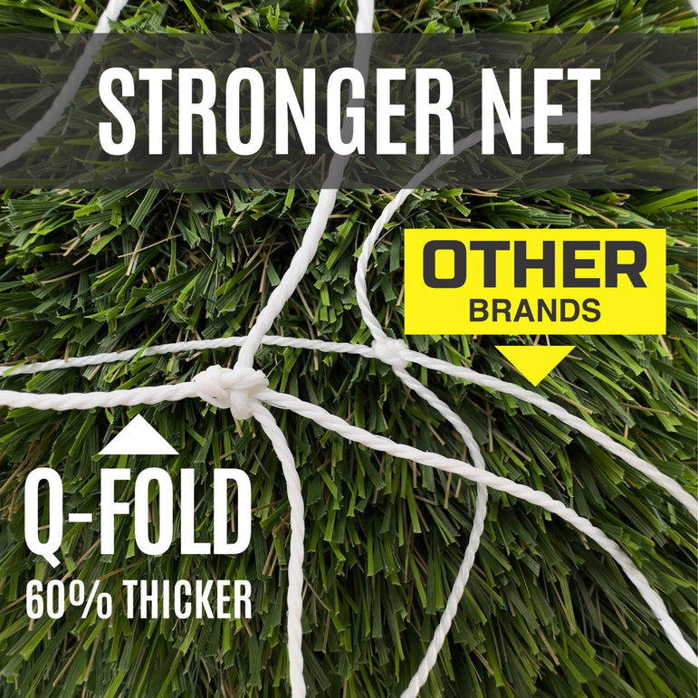 Q-FOLD Folding Soccer Goal 8x5' QUICKPLAY