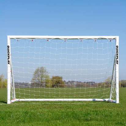 Q-FOLD Folding Soccer Goal 8x5' - QUICKPLAY - Astroturf Backyard backyard goal Folding Goals has-spares instructions pvc ship20 Soccer
