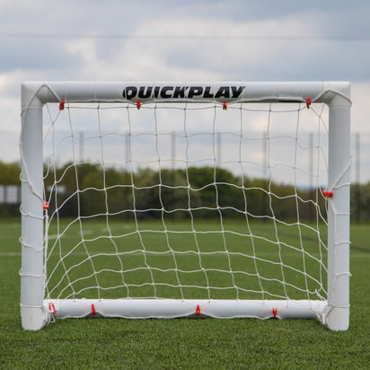 Q-FOLD Mini 3x2.5' Soccer Goal | PVC Frame & Easy Storage