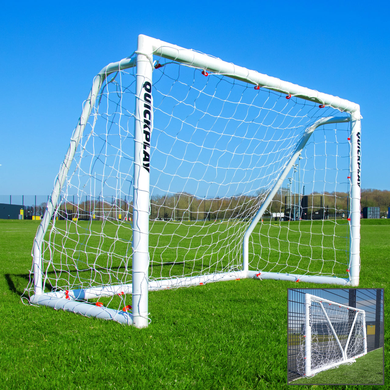 Q-FOLD Match Folding Soccer Goal 6x4' QUICKPLAY