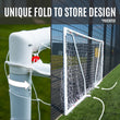 Q-FOLD Match Folding Soccer Goal 6x4' - QUICKPLAY - Astroturf Backyard backyard goal Folding Goals indoor instructions low-stock Pro pvc ship20 smallgoal Soccer Soccer Coach Soccer Teams