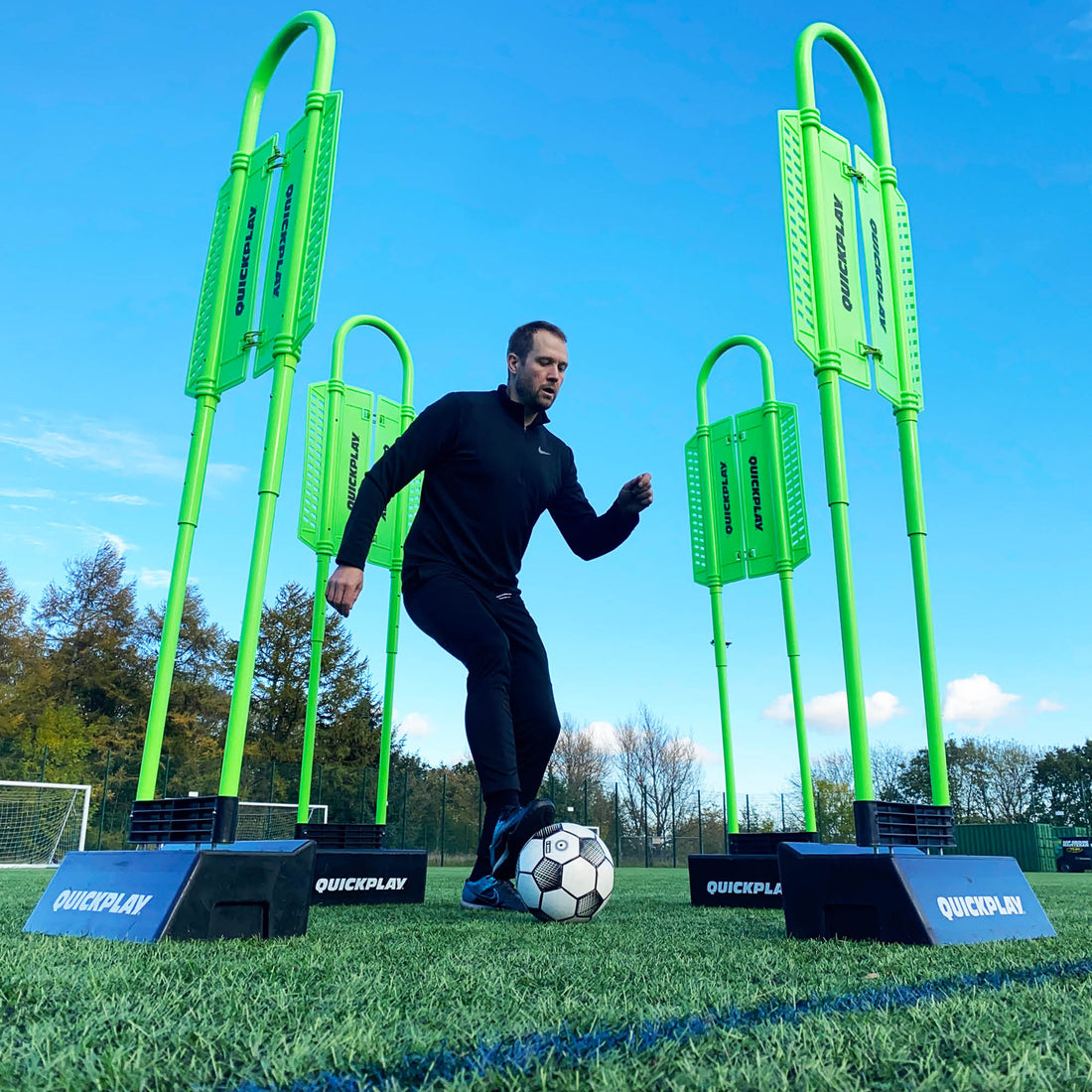 REPLAY Defender & Block System - QUICKPLAY - Astroturf indoor instructions Pro Rebound Board Rebound Wall rebounder replay station ship40 Soccer Soccer Accessory Soccer Coach Soccer Teams Soccer Training