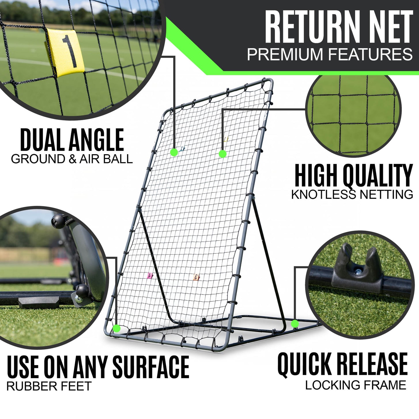 Baseball Return Net 4x7'