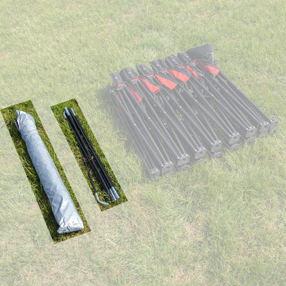 Spare Part -Shelter - Pro Bench Shelter 6 Seat Replacement cover - QUICKPLAY - flowbackinstock ship10 spares