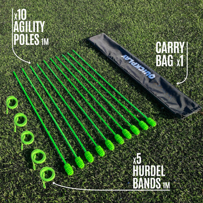 Agility pole & Base Weight set