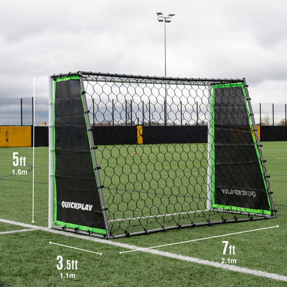 TEKKERS GS Trainer 3-in-1 Goal, Rebounder & Wall - QUICKPLAY - GS Goal GS Rebounder has-spares instructions ship25