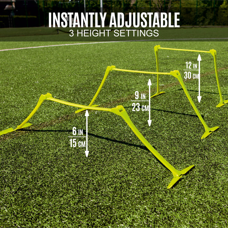 Adjustable Speed Hurdles (set of 6) QUICKPLAY