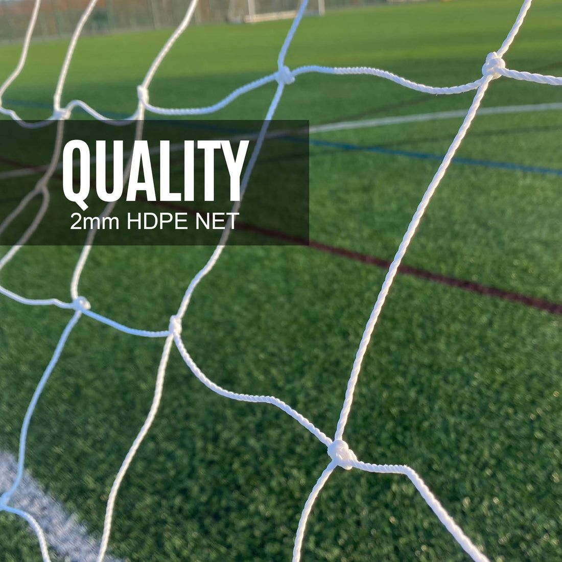 Q-FOLD Folding Soccer Goal 16 x 7' - QUICKPLAY - Astroturf Backyard backyard goal Folding Goals instructions pvc ship35 Soccer