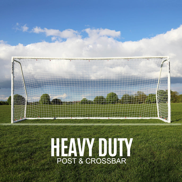 Q-FOLD Match Folding Soccer Goal 12x6' QUICKPLAY