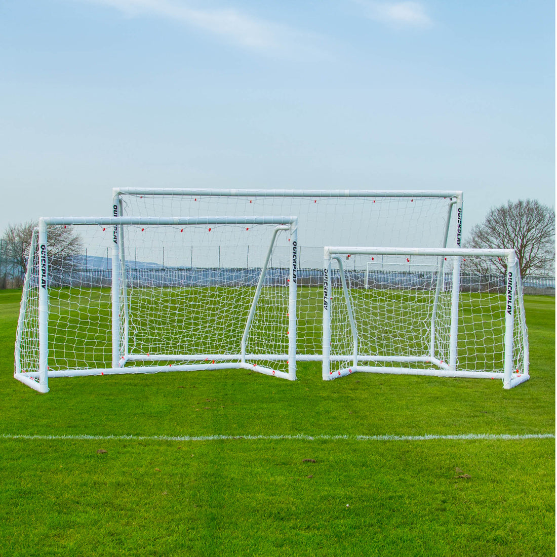 Q-FOLD Match Folding Soccer Goal 12x6' - QUICKPLAY - Astroturf Backyard backyard goal Folding Goals indoor instructions Pro pvc ship25 Soccer Soccer Coach Soccer Teams