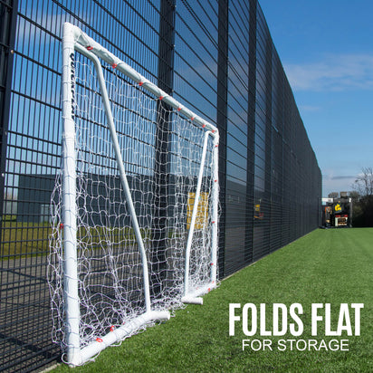 Q-FOLD MATCH Folding Futsal Goal 9.8x6.5' - QUICKPLAY - Astroturf Backyard backyard goal Folding Goals indoor instructions low-stock Pro pvc ship25 Soccer Soccer Coach Soccer Teams