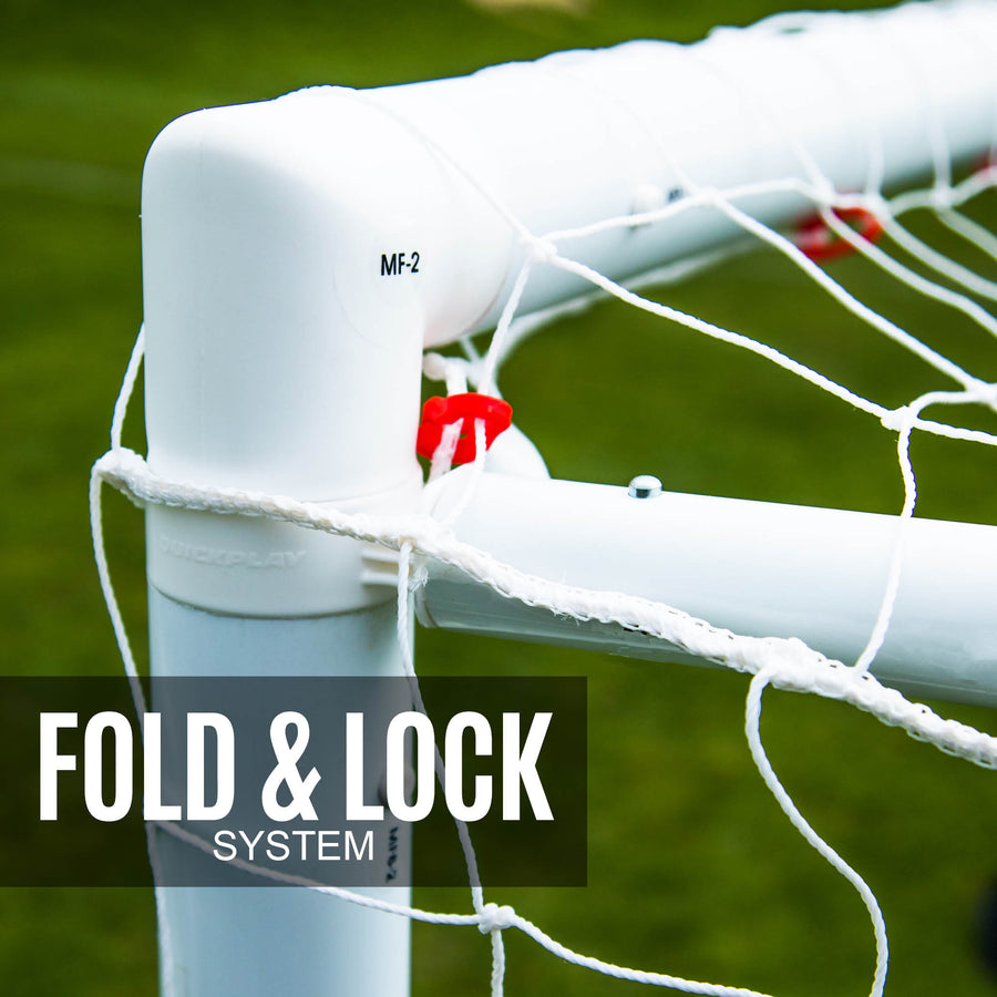 Q-FOLD Match Folding Futsal Goal 9.8x6.5'