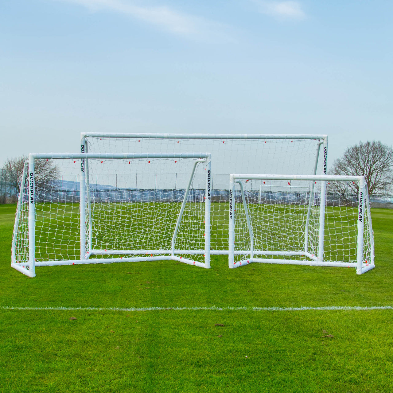 Q-FOLD Match Folding Futsal Goal 9.8x6.5'