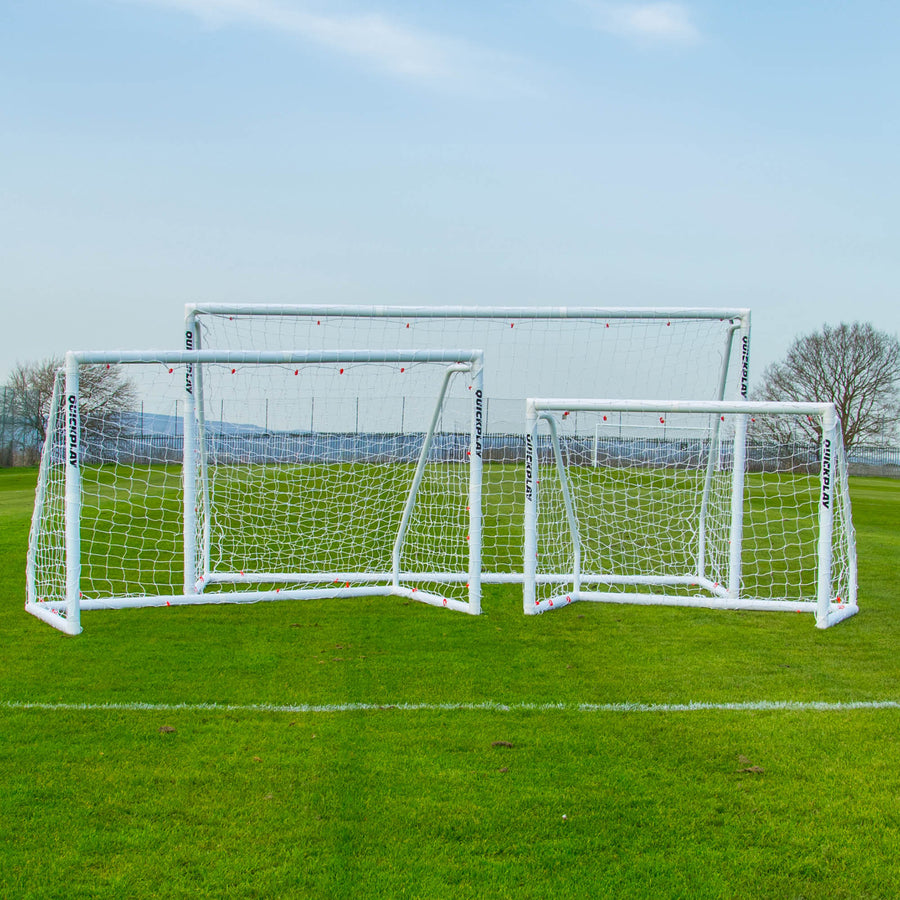 Q-FOLD Match Folding Futsal Goal 9.8x6.5'