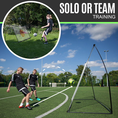 SPOT Soccer Rebounder Net 5x3', Portable Trainer | QUICKPLAY