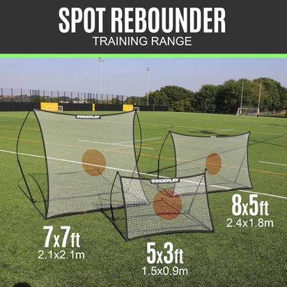 SPOT Soccer Rebounder 7x7' Portable Solo Trainer | QUICKPLAY