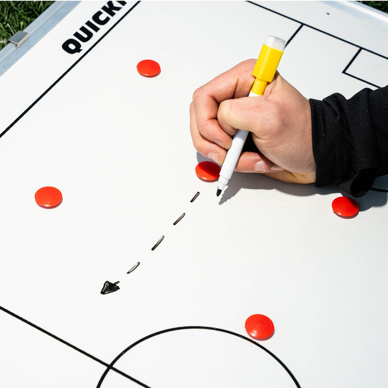 Soccer Coaching Magnetic Whiteboard (LG) 3x2' QUICKPLAY