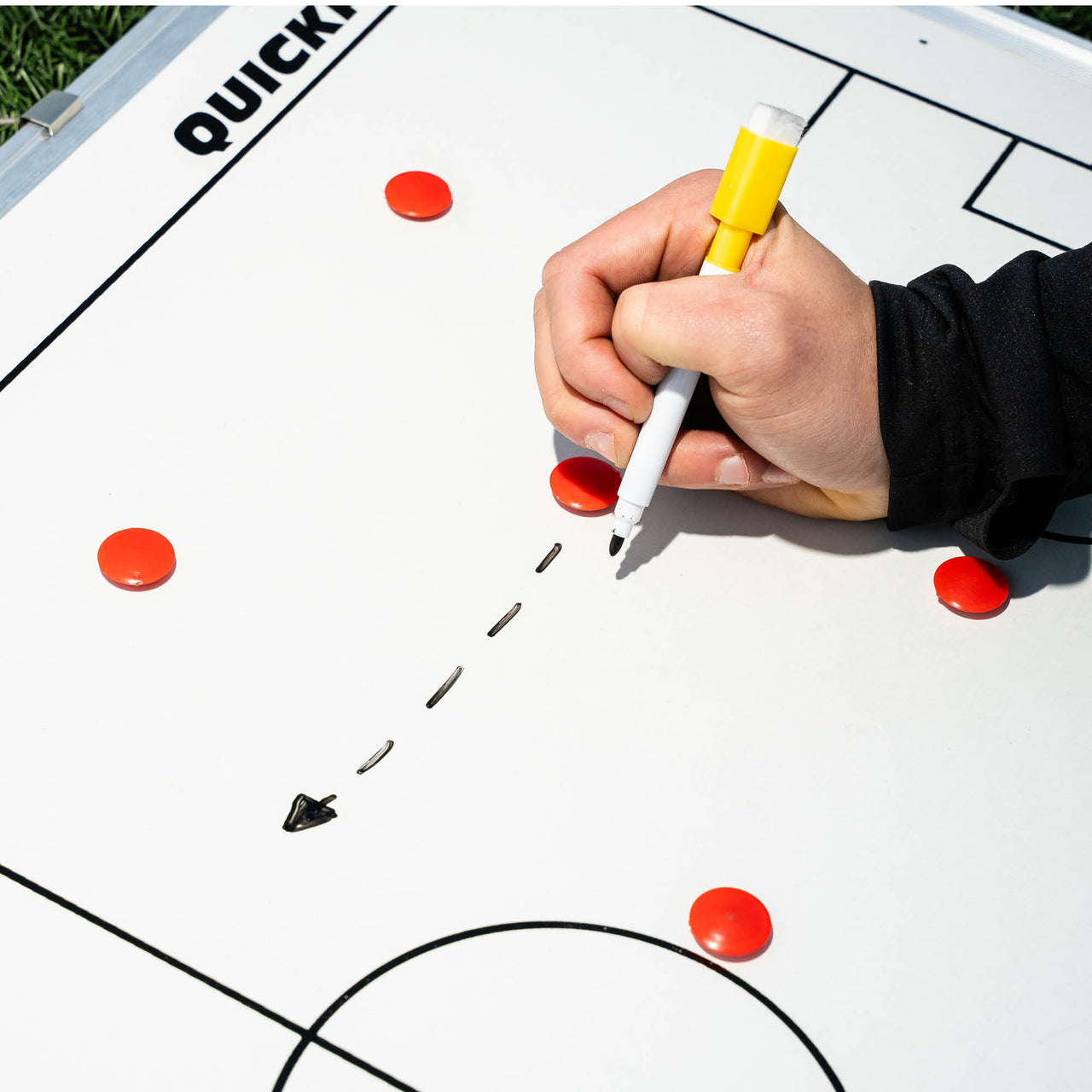 Soccer Coaching Magnetic Whiteboard (S) 12x18in