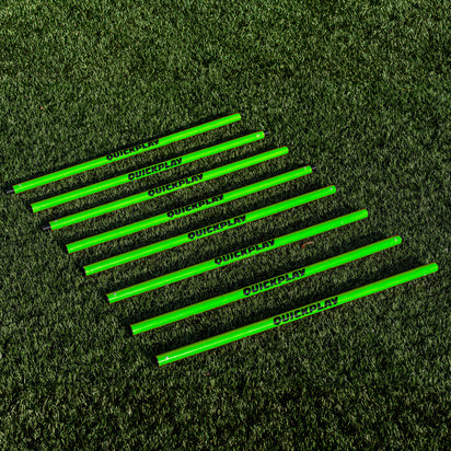 Training Poles (set of 4) Green - QUICKPLAY - Astroturf Handball Training instructions Pro Soccer Soccer Coach Soccer Training Speed & Agility