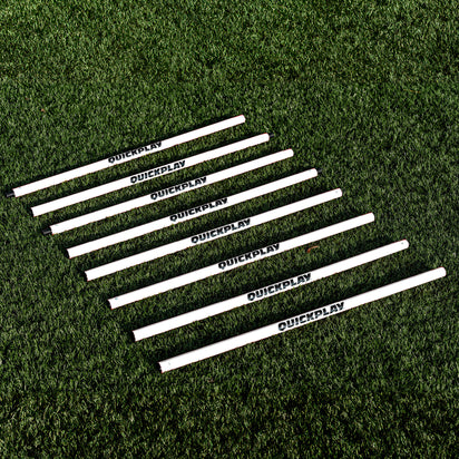 Training Poles (set of 4) White - QUICKPLAY - Astroturf Handball Training instructions Pro Soccer Soccer Coach Soccer Training Speed & Agility