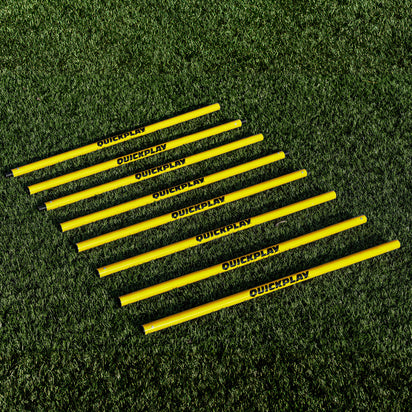 Training Poles (set of 4) Yellow - QUICKPLAY - Astroturf Handball Training instructions Pro Soccer Soccer Coach Soccer Training Speed & Agility