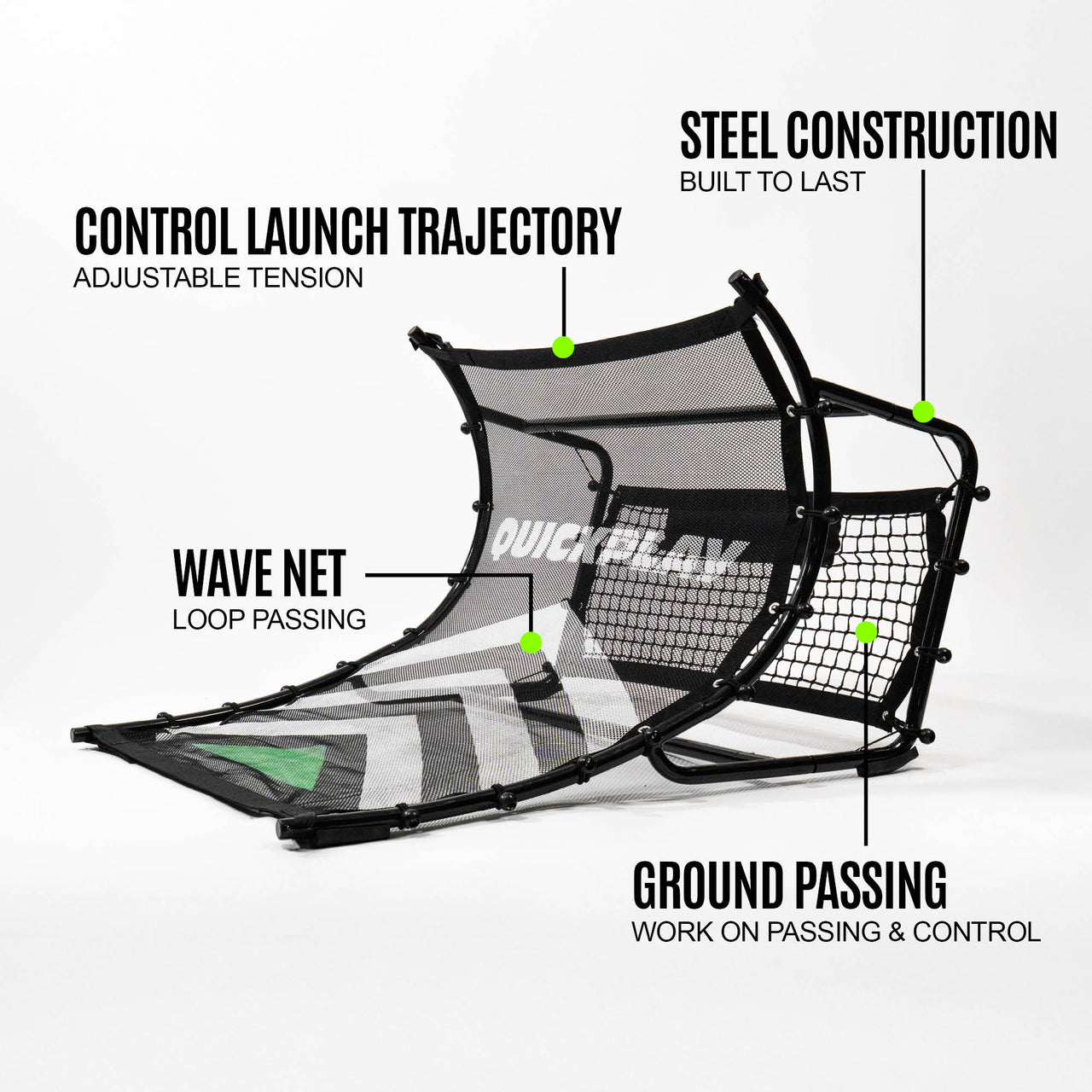 TEKKERS Air 2-in-1 Soccer Rebounder