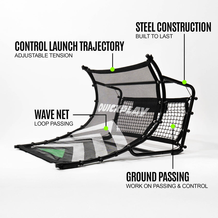 TEKKERS Air 2-in-1 Soccer Rebounder
