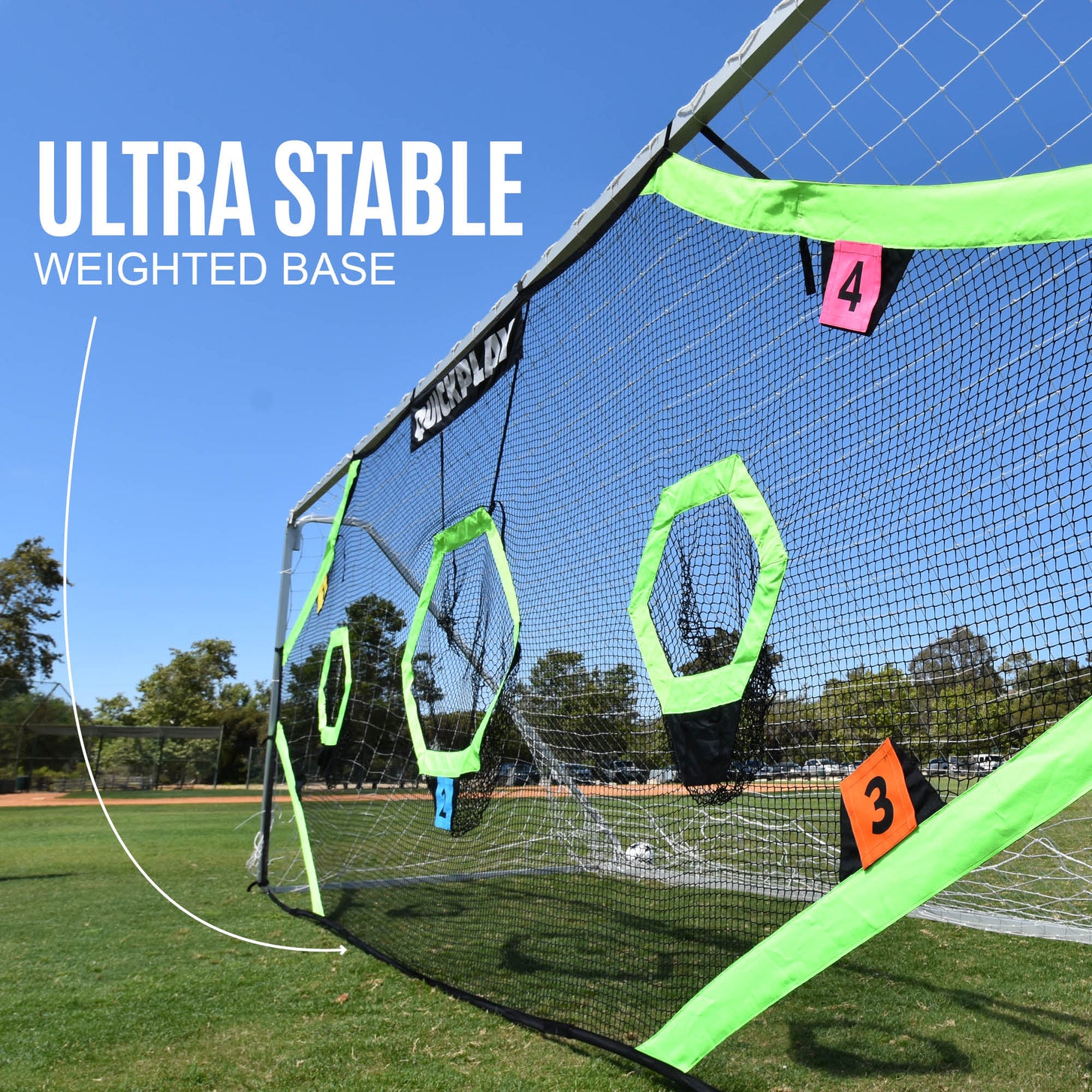 TARGET Net Pro for soccer goals 24x8' (excl. goal) QUICKPLAY